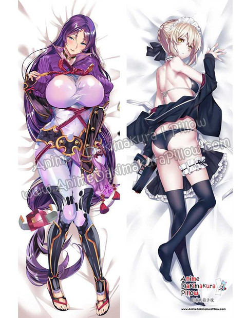 New Minamoto no Raikou and Saber - Fate Anime Dakimakura Japanese Hugging Body Pillow Cover ADP710046 ADP710045 Anime Dakimakura Pillow Shop