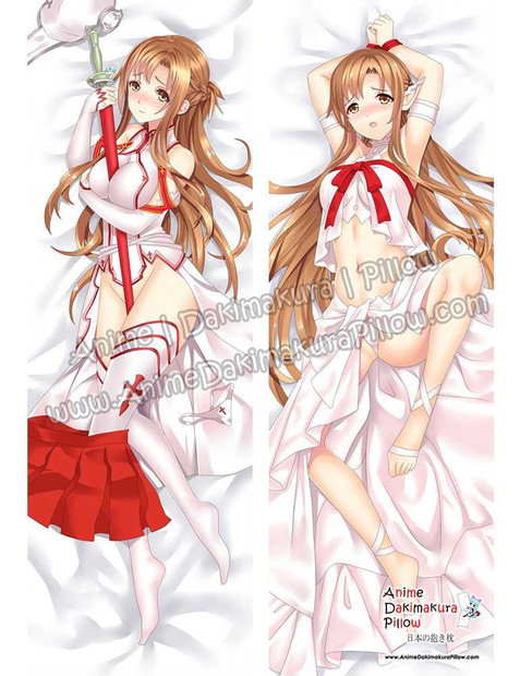 New Asuna Yuuki - Sword Art SOA Anime Dakimakura Japanese Hugging Body Pillow Cover ADP710077 Anime Dakimakura Pillow Shop