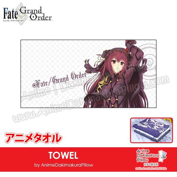 New Scathach - Fate Grand Order Japanese Anime Soft Quick-Dry and Highly Absorbent Towel ADP-MJ170073 Anime Dakimakura Pillow Shop