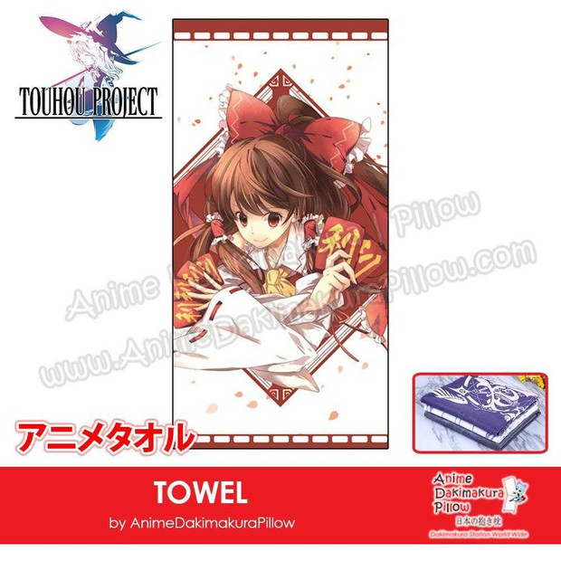 New Reimu Hakurei - Touhou Project Japanese Anime Soft Quick-Dry and Highly Absorbent Towel ADP-MJ170100 Anime Dakimakura Pillow Shop