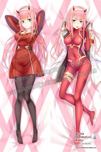 New Zero Two - Darling in the Franxx Anime Dakimakura Japanese Hugging Body Pillow Cover H3737-A Anime Dakimakura Pillow Shop