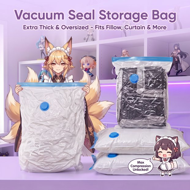 Dakimakura Vacuum Seal Storage Bag – Compress, Protect & Hide Your Collection ADP-019