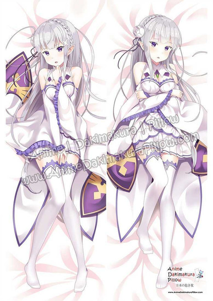 New Emilia – Re Zero Anime Dakimakura Japanese Hugging Body Pillow Cover ADP85054 Anime Dakimakura Pillow Shop