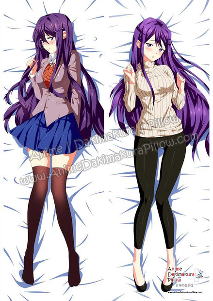 New Yuri - Doki Doki Literature Club Anime Dakimakura Japanese Hugging Body Pillow Cover ADP89001 Anime Dakimakura Pillow Shop