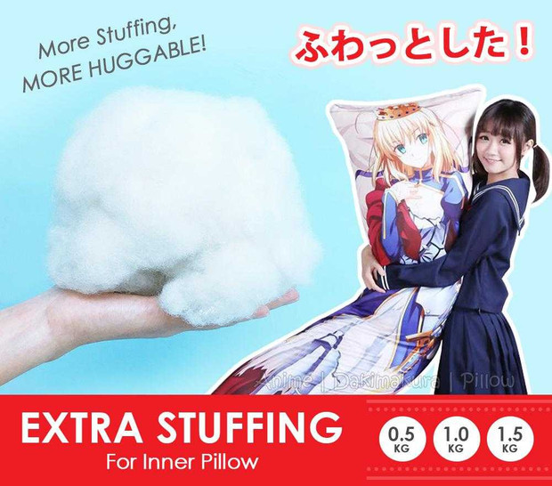 ADP Supreme Polyester Fiber Stuffing Non-Allergenic Pillow Filling Anime Dakimakura Pillow Shop