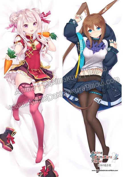 ADP Tanaka Hime - HimeHina and Amiya - Arknights Anime Dakimakura Japanese Hugging Body Pillow Cover ADP19035-2 ADP19039-2 Anime Dakimakura Pillow Shop
