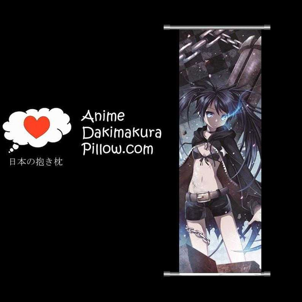 Black Rock Shooter DAKIMAKURA Anime Wall Banner BRS4 Anime Dakimakura Pillow Shop