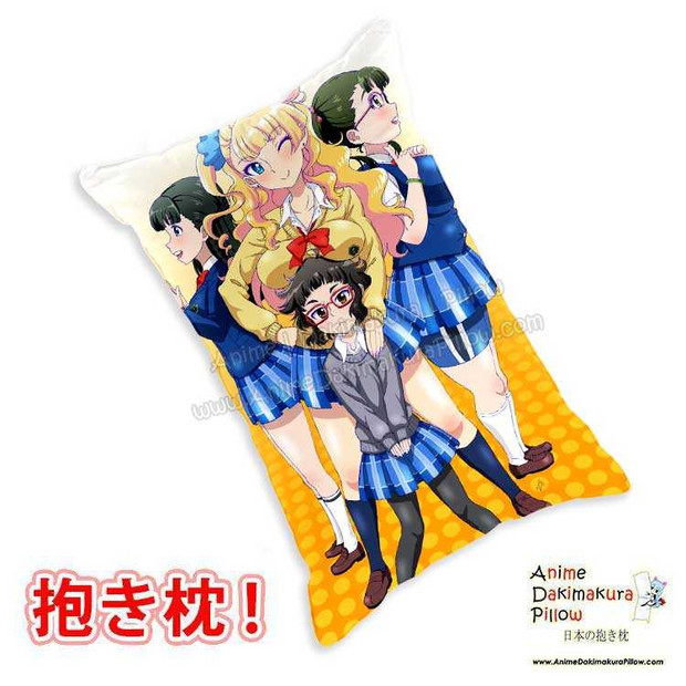 ADP Ojou, Galko, Otako, Nikuko ? Please! Tell me Galko-chan Anime Dakimakura Rectangle Pillow Cover Custom Designer VZMk2 ADC977 Anime Dakimakura Pillow Shop