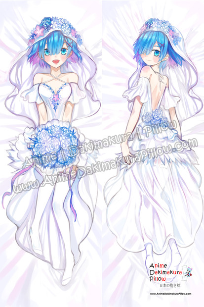 New Rem Rezero Anime Dakimakura Japanese Pillow Cover Custom Designer Shadow2810 ADC997