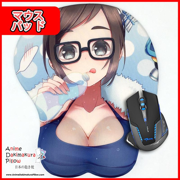 Buy  NEW Mei - Overwatch Anime Trending 3D Mouse Pad Sexy Boobs Wrist Rest Oppai KXP-Z75 at the best price of  US$ 29.99 | Anime Dakimakura Pillow