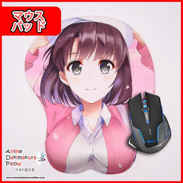 Buy  NEW Megumi Kato - Saekano Anime Trending 3D Mouse Pad Sexy Boobs Wrist Rest Oppai KXP-Z80 at the best price of  US$ 29.99 | Anime Dakimakura Pillow