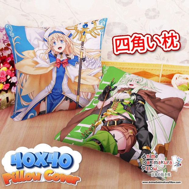 Buy  NEW High Priestess & High Elf Archer - Goblin Slayer 40x40cm Square Anime Dakimakura Throw Pillow Cover FBZ729 at the best price of  US$ 29 | Anime Dakimakura Pillow