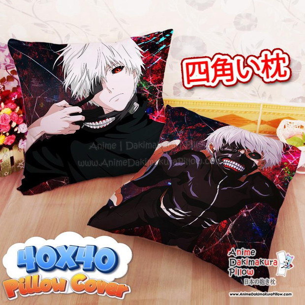 Buy  NEW Ken Kaneki - Tokyo Ghoul 40x40cm Square Anime Dakimakura Throw Pillow Cover FBZ730 at the best price of  US$ 29 | Anime Dakimakura Pillow