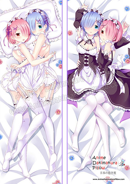 Buy  ADP Ram _ Rem - Rezero Anime Dakimakura Japanese Pillow Cover YCDS364 at the best price of  US$ 49.99 | Anime Dakimakura Pillow