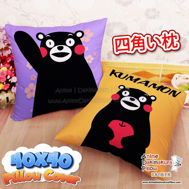 Buy  NEW Kumamon - Kumamon 40x40cm Square Anime Dakimakura Throw Pillow Cover FBZ572 at the best price of  US$ 29 | Anime Dakimakura Pillow