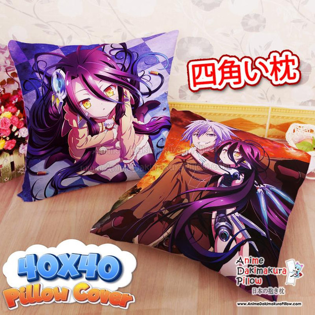 Buy  NEW Schwi Dola & Riku Dola - No Game No Life 40x40cm Square Anime Dakimakura Throw Pillow Cover FBZ600 at the best price of  US$ 29 | Anime Dakimakura Pillow