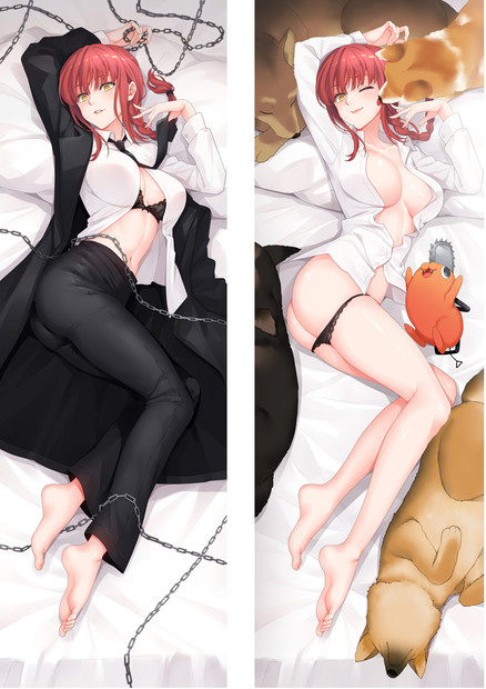 ADP Makima - Chainsaw Man Anime Dakimakura Japanese Pillow Cover ADP-PC-21029-2