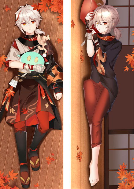 ADP Kaedehara Kazuha - Genshin Impact Anime Dakimakura Japanese Pillow Cover ADP-PC-21720