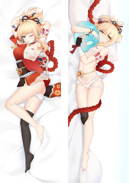 ADP Yoimiya - Genshin Impact Anime Dakimakura Japanese Pillow Cover ADP-PC-21052-2
