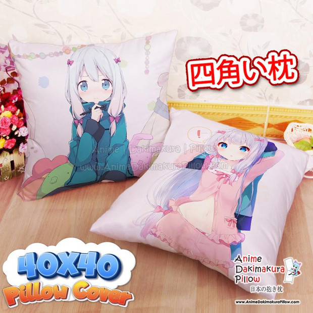 NEW Sagiri Izumi - Eromanga Sensei 40x40cm Square Anime Dakimakura Throw Pillow Cover FBZ220