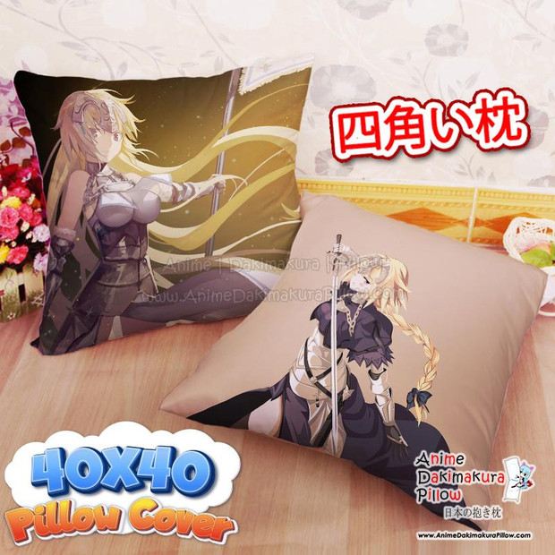NEW Jeanne d' Arc - Fate 40x40cm Square Anime Dakimakura Throw Pillow Cover FBZ238
