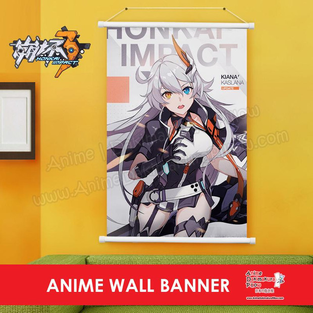 NEW Kiana Kaslana - Honkai Impact 3rd Anime Wall Scroll Poster BH1899