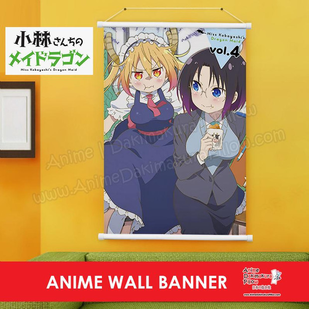 NEW Tohru & Elma - Miss Kobayashi's Dragon Maid Anime Wall Scroll Poster BH2174