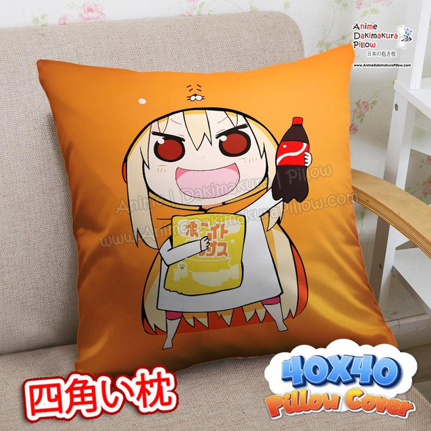 NEW Himouto Umaru-chan 40x40cm Square Anime Dakimakura Throw Pillow Cover FBZ099