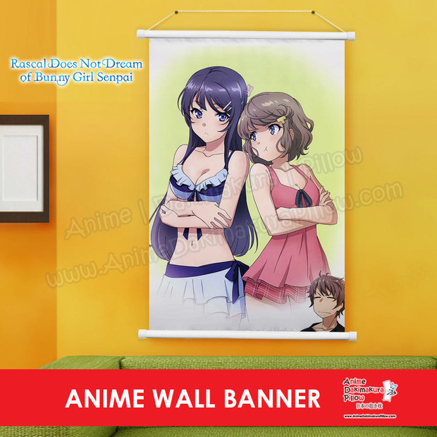 Buy  NEW Rascals Will Never Dream of Bunny Girl Anime Wall Scroll Poster BH1599 at the best price of  US$ 32.99 | Anime Dakimakura Pillow