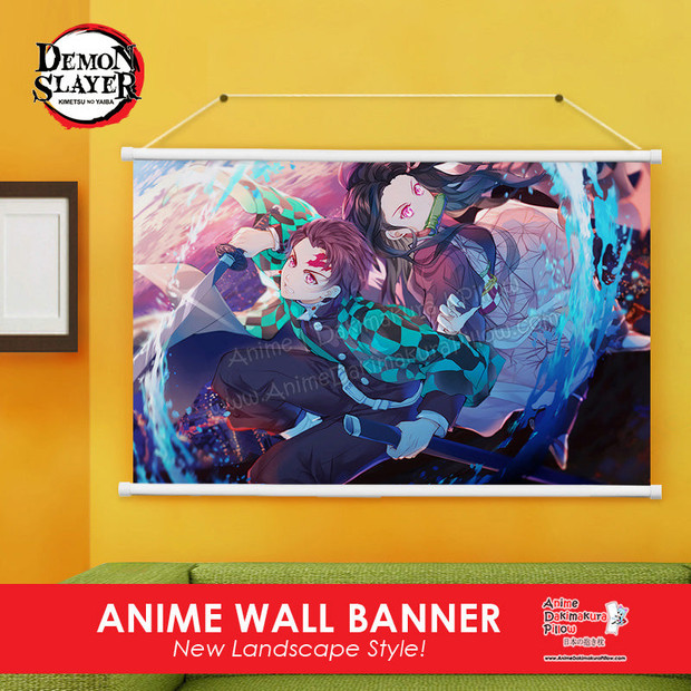 Buy  NEW Tanjiro Kamado & Nezuko - Demon Slayer Anime Wall Scroll Poster BH230 at the best price of  US$ 32.99 | Anime Dakimakura Pillow