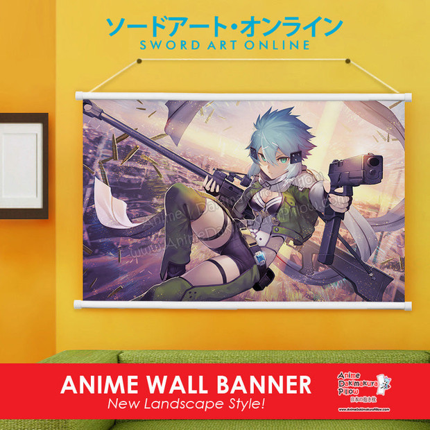 Buy  NEW Sinon - Sword Art SOA Impact Anime Wall Scroll Poster BH242 at the best price of  US$ 32.99 | Anime Dakimakura Pillow