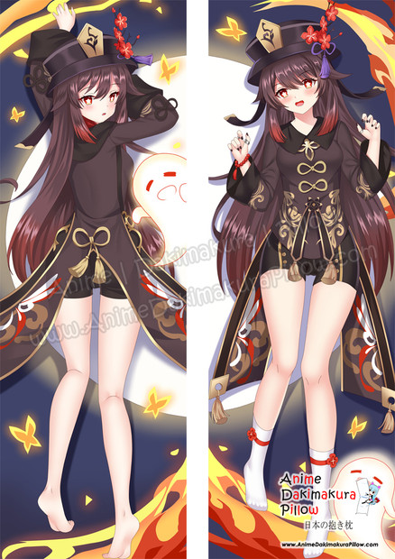 SALE- Hu Tao - Genshin Impact Anime Dakimakura Japanese Pillow Cover ADP-PC-22530