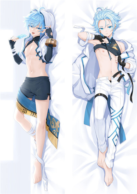 SALE- Chongyun - Genshin Impact Anime Dakimakura Japanese Pillow Cover ADP-PC-22021-2