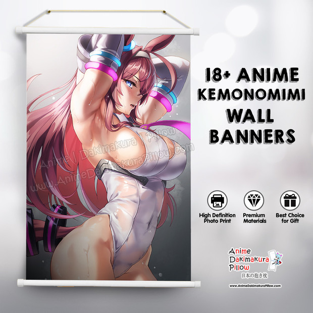 ADP "Ready for The 1st Round?" 18+ Kemonomimi Premium Mature Wall Banner ADP-KB-010
