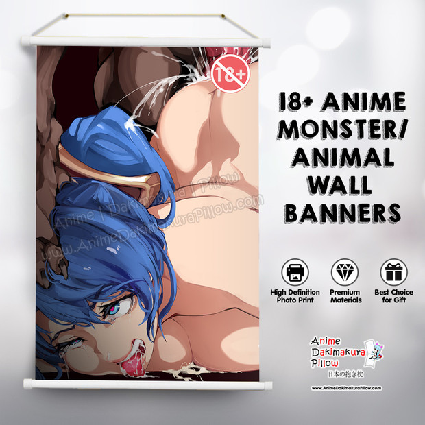 ADP Pitbull Sexual Mauling 18+ Monster/Animal Premium Mature Wall Banner ADP-MAB-009