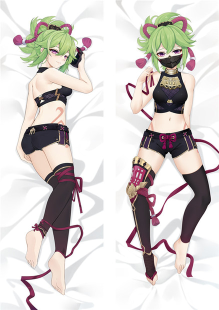 ADP Kuki Shinobu - Genshin Impact Anime Dakimakura Japanese Pillow Cover ADP-PC-22030-2