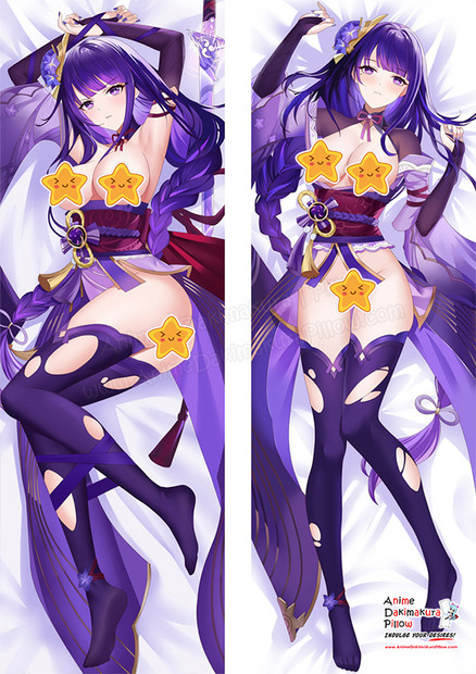 ADP Raiden Shogun - Genshin Impact Anime Dakimakura Japanese Pillow Cover ADP-PC-22828