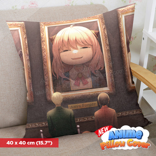 NEW SPY X FAMILY 40x40cm Square Anime Dakimakura Throw Pillow Cover ERO-PC-070