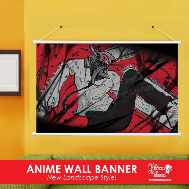 NEW CHAINSAW MAN Anime Wall Scroll Poster ERO-WB-053