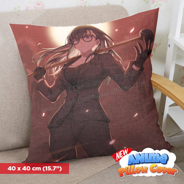 ADP Summer Time Rendering 40x40cm Square Anime Dakimakura Throw Pillow Cover ERO-PC-081