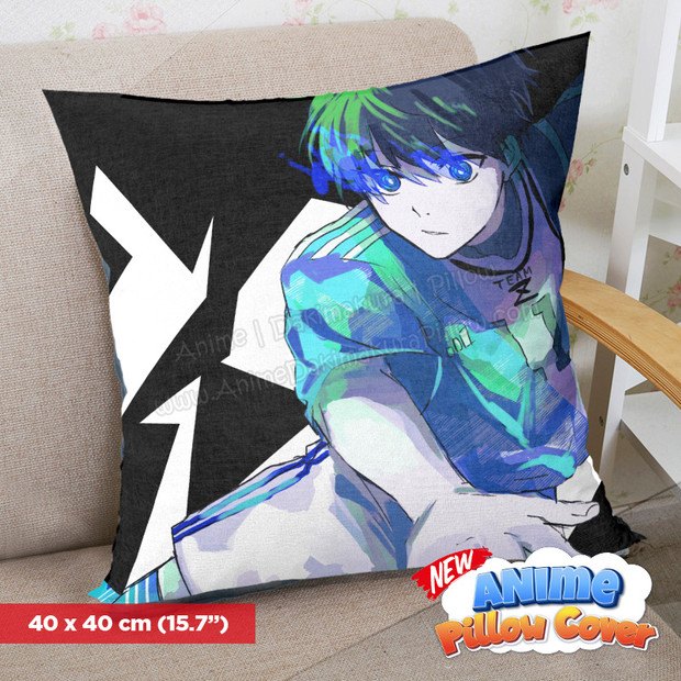 ADP Yoichi Isagi - Blue Lock 40x40cm Square Anime Dakimakura Throw Pillow Cover ERO-PC-096