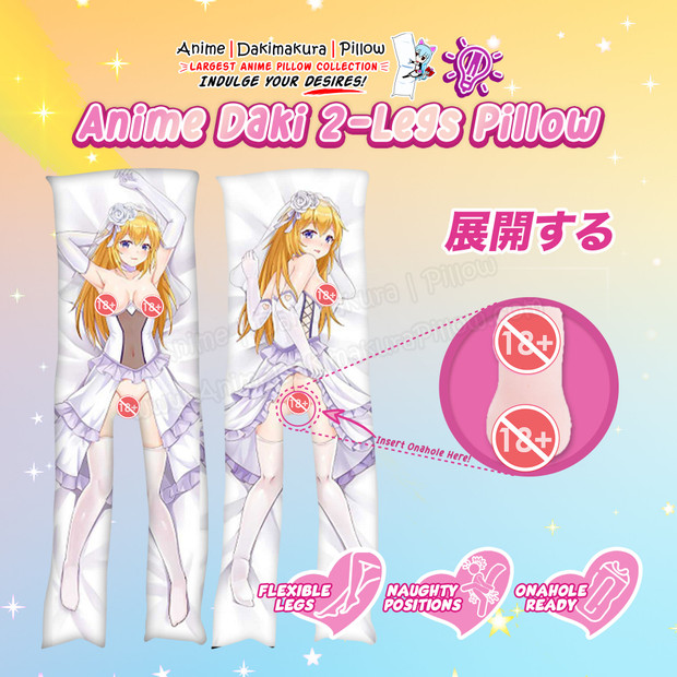 ADP Anime Daki 2-Legs Pillow Waifu Bride Blondie | ADP-TL-006