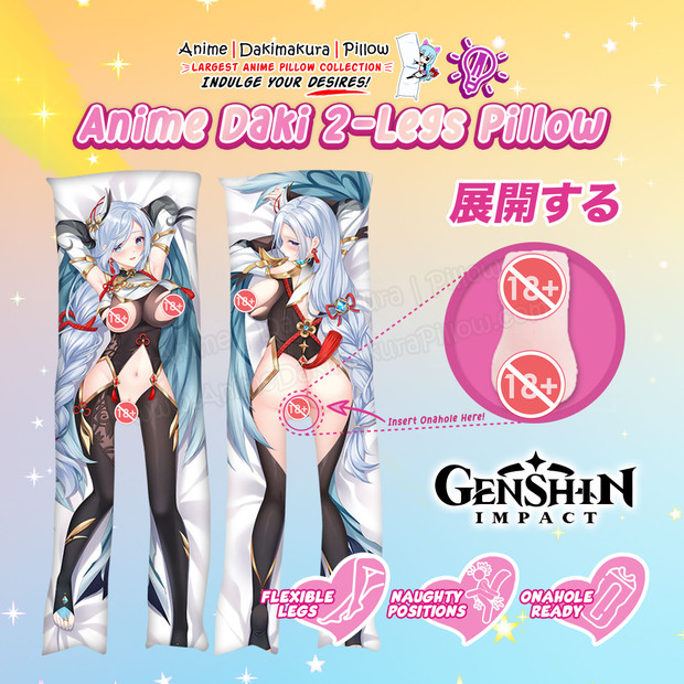 ADP Genshin Impact Anime Daki 2-Legs Pillow Waifu Shenhe | ADP-TL-075