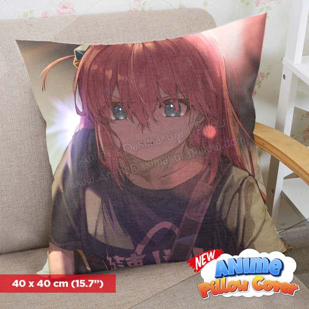 ADP Hitori Gotoh - Bocchi The Rock 40x40cm Square Anime Dakimakura Throw Pillow Cover ERO-PC-126