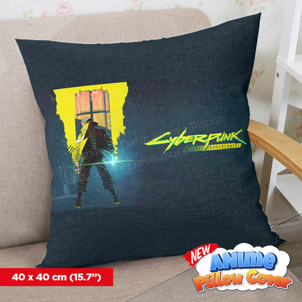 ADP Cyberpunk Edgerunners 40x40cm Square Anime Dakimakura Throw Pillow Cover ERO-PC-132