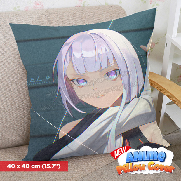 ADP Lucy - Cyberpunk Edgerunners 40x40cm Square Anime Dakimakura Throw Pillow Cover ERO-PC-135
