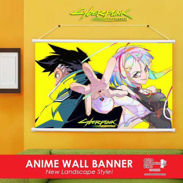 ADP Lucy and David - Cyberpunk Edgerunners Anime Wall Scroll Poster ERO-WB-131