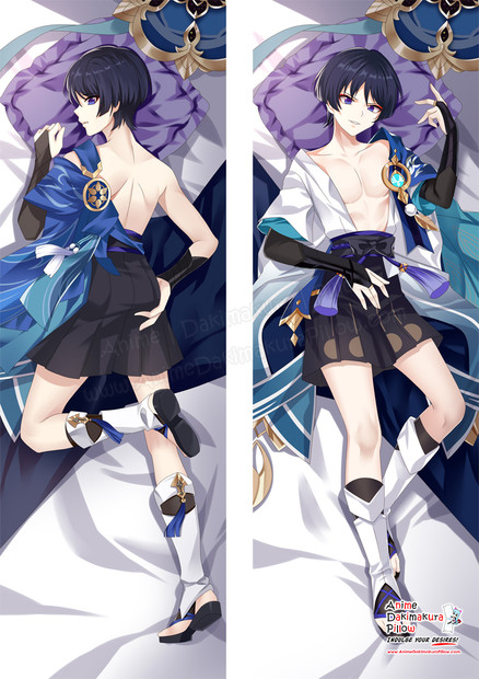 ADP Scaramouche - Genshin Impact Anime Dakimakura Japanese Pillow Cover ADP-PC-221208