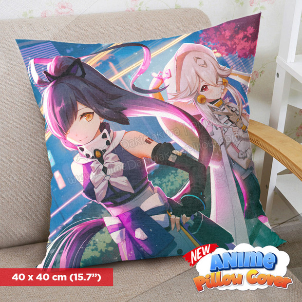 ADP Tower of Fantasy 40x40cm Square Anime Dakimakura Throw Pillow Cover ERO-PC-194