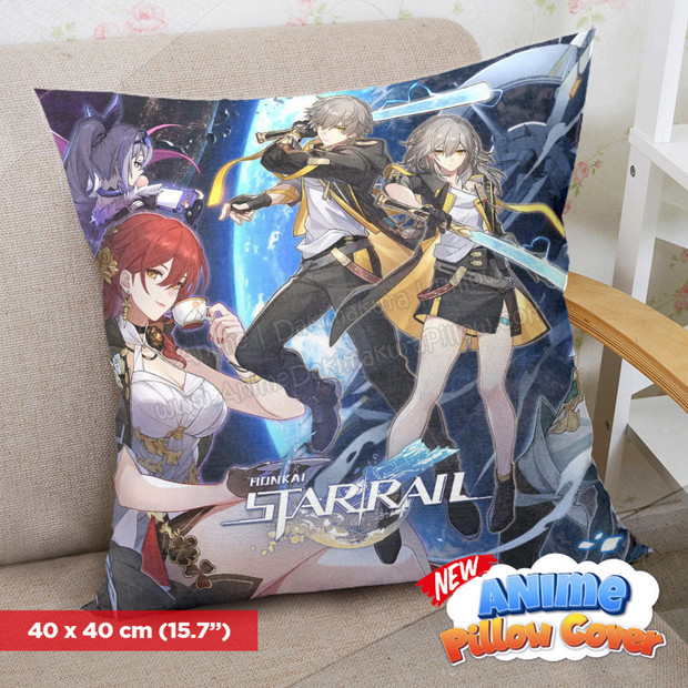 ADP Honkai Star Rail 40x40cm Square Anime Dakimakura Throw Pillow Cover ERO-PC-213